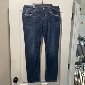 Miss me dark wash skinny jeans